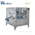 Automaticr Rotary Type Premade Pouch Packaging Machine For Flour Coffee Powder Flour Protein Powder With Low Coast Film